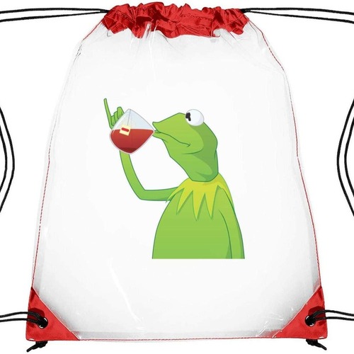 Manufacturer PVC drawstring bag dustproof transparent plastic drawstring backpack bag supports logo printing