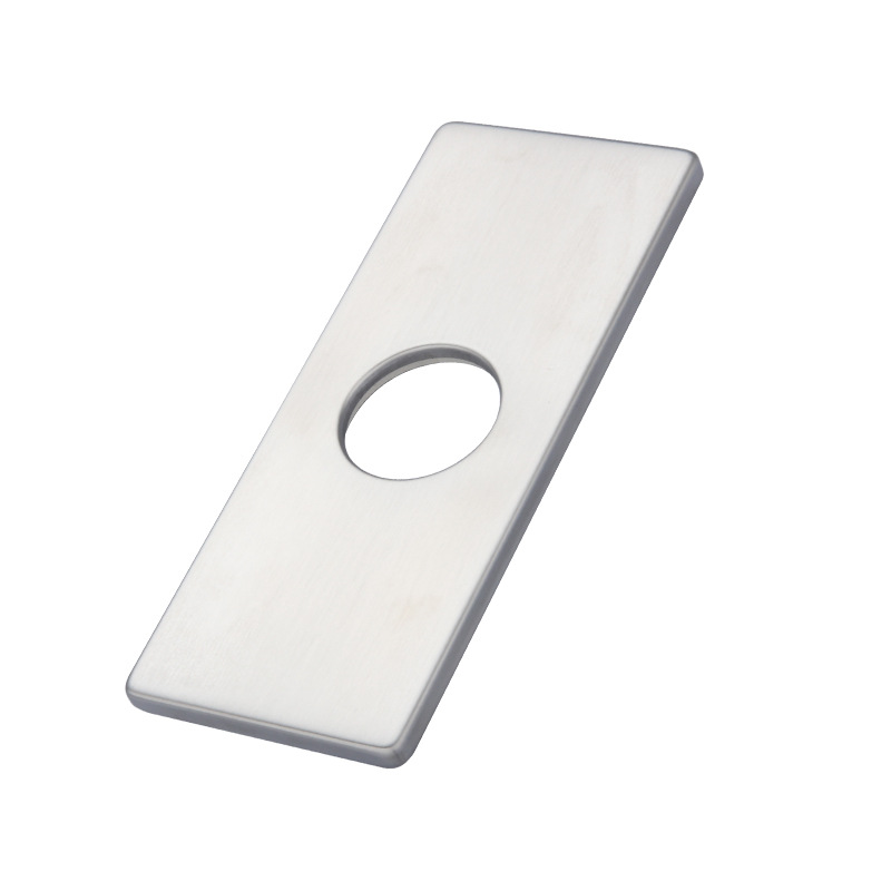 Suministro directo de fábrica 304 acero inoxidable cepillado grifo de la cocina 10 pulgadas placa decorativa baño base 6 pulgadas cubierta