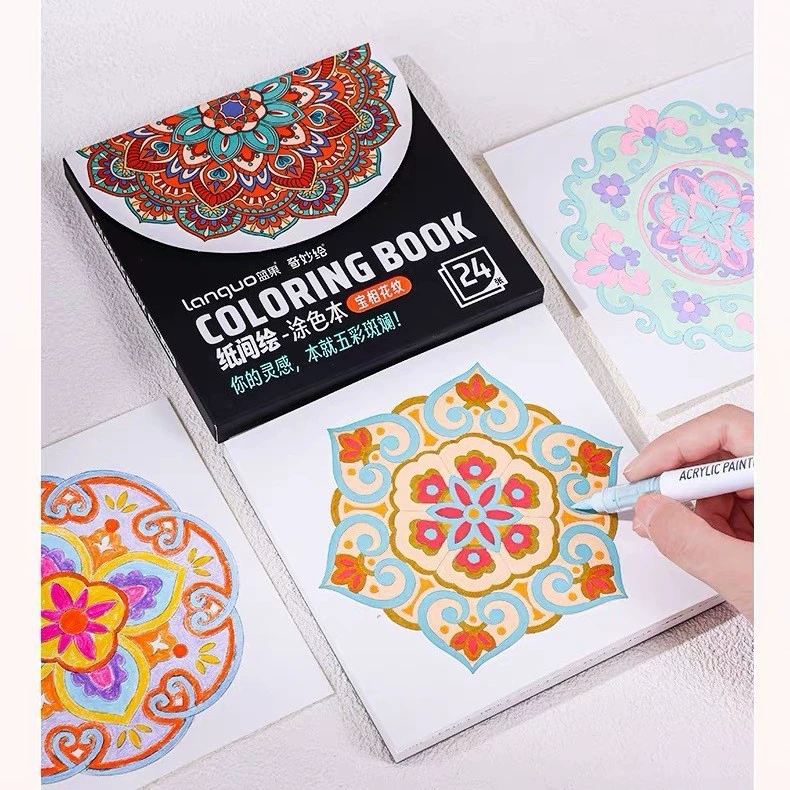 Книга с рисунками на бумаге Blue Fruit Painting Coloring Book, детское рисование, детский сад, специальная книга для детей, детское рисование, красная книга, утолщенная книга по рисованию