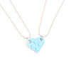 Necklace heart shaped, chain, constructor, pendant for beloved, wholesale