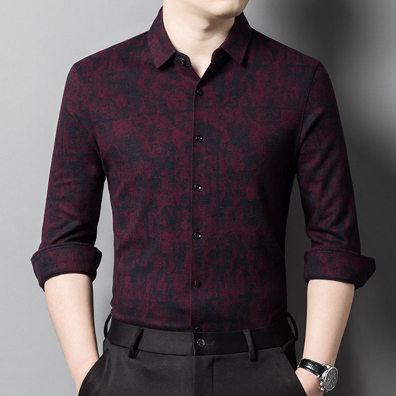 Woolen long-sleeve