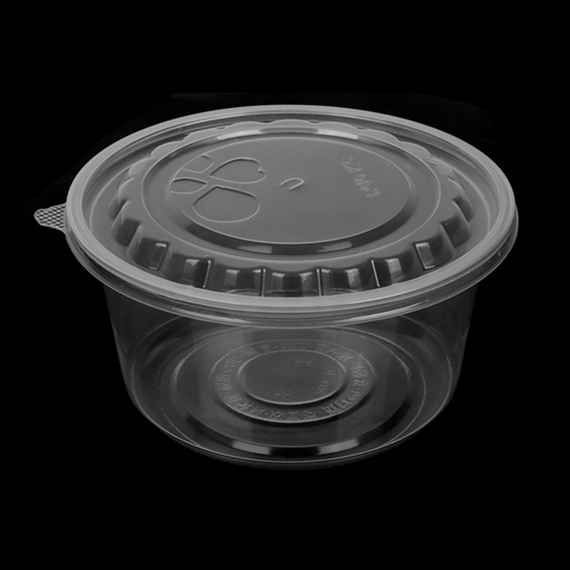 使い捨てプラスチックボウルテイクアウトランチボックスラウンドボックスPPプラスチック透明ランチボックスラウンドボウル食品グレードランチボックス|undefined
