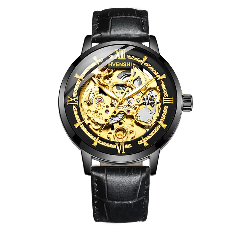 时尚新品皇师全自动机械表全自动机械表防水镂空商务表时尚男士表