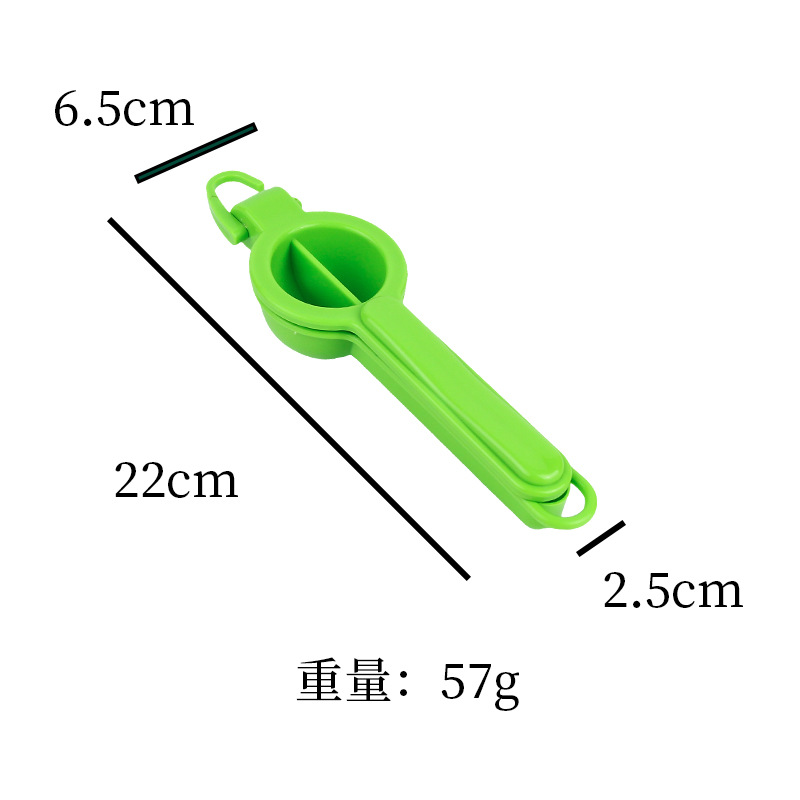 Exprimidor manual de frutas, con gancho, limón y frutas