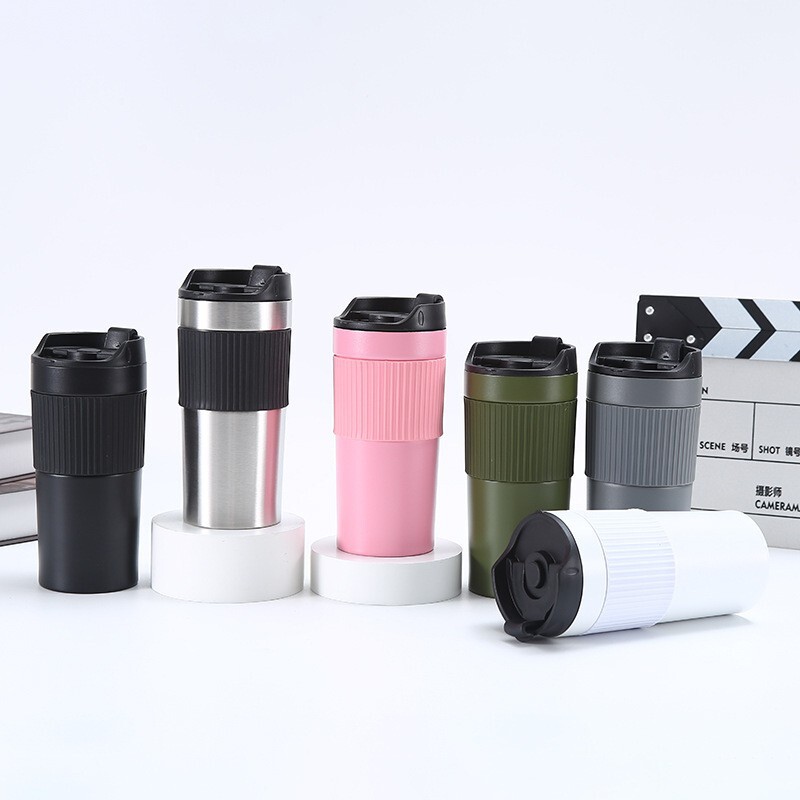 Cross-border Stainless Steel Pressing Cup Outdoor Portable French Coffee Appliance Filter Heat Pot Portable Car Cup