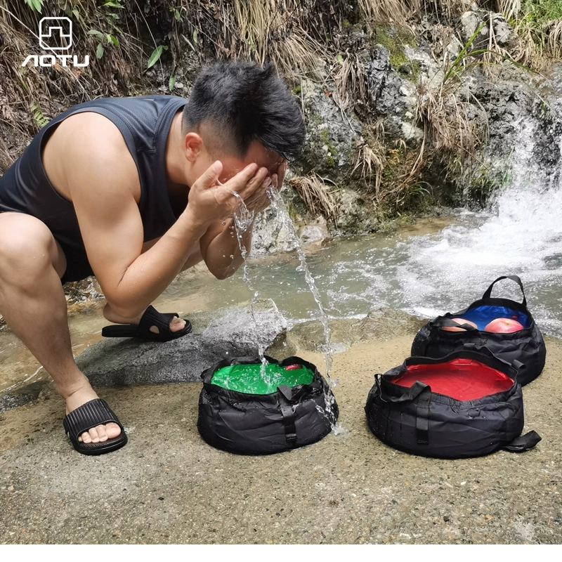 Рыбалка Водный бассейн Портативный дорожный умывальник для стирки Ведро для ног Сумка для ног Открытый дорожный водный бассейн AT6620