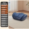 [Full equipped with hand control model] Simulated human massage + 3-speed speed adjustment + positive and negative kneading + warm compress + timing + removable foot covers = sky blue