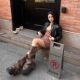 in stock and fast delivery ~ small muffin thick-bottomed trouser boots female height fried street but knee-length boots knight boots female
