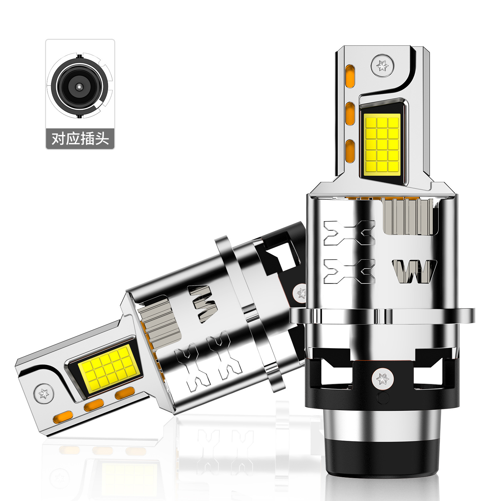 SENROBO nueva serie D directamente enchufado en un solo automóvil LED faro D1S bombilla D3SD2SD4SD5Sled