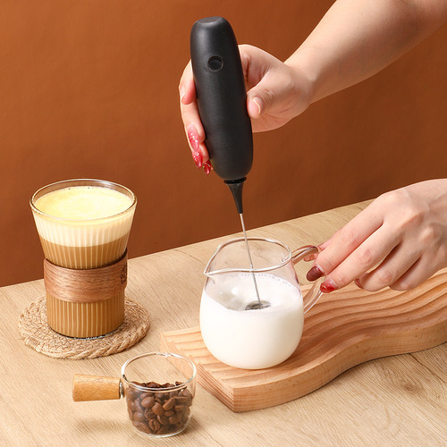 Milk frother wireless battery milk frother blender household small baking tool handheld milk coffee frother