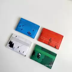 New Lujia Vacation Series Card Holder Card Holder High Quality Multi-Card Slot Coin Purse Cosmetics Bag Bank Card Holder Card Holder