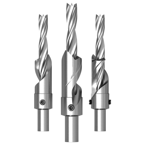 Bailey woodworking countersunk high-speed steel salad drill step drill bit secondary step sub-drill screw hole countersunk drill