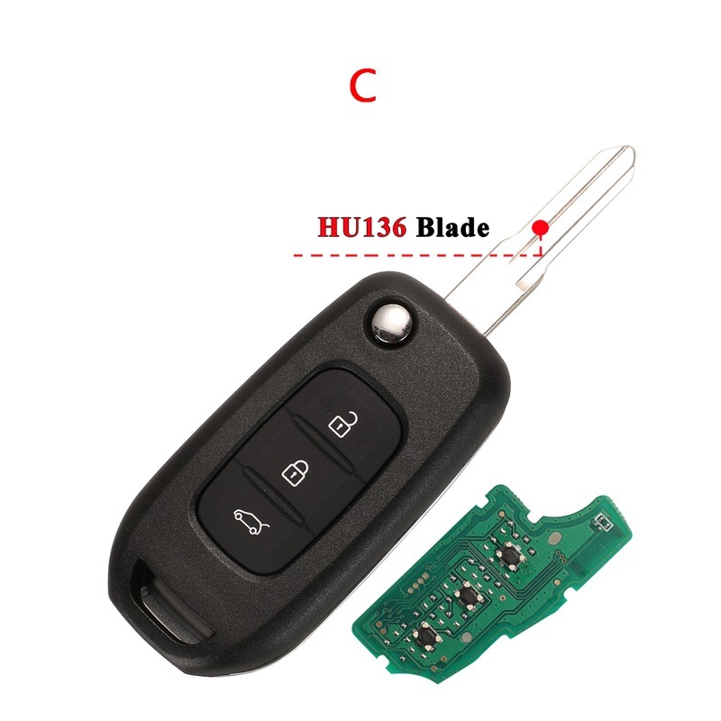 Para Renault 3 clave tarjeta inteligente clave PCF7961M 4Achip 433MHz CWTWB1G767
