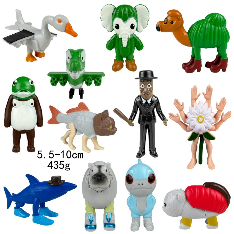 Фигура Шанхай Jing Tralala деревянная палочка-человек, assorted characters, пакет OPP, 0,4 кг