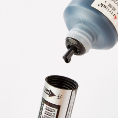 Universal marker oil-based ink refill liquid non-fading quick-drying large-head pen logistics pen large-capacity ink wholesale