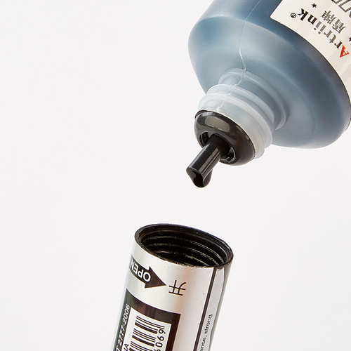 Universal marker oil-based ink refill liquid non-fading quick-drying large-head pen logistics pen large-capacity ink wholesale