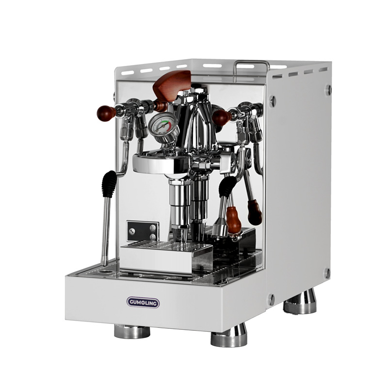 6010 máquina de café italiana semiautomática doméstica comercial de vapor de leche burbuja E61 cabeza de infusión de presión