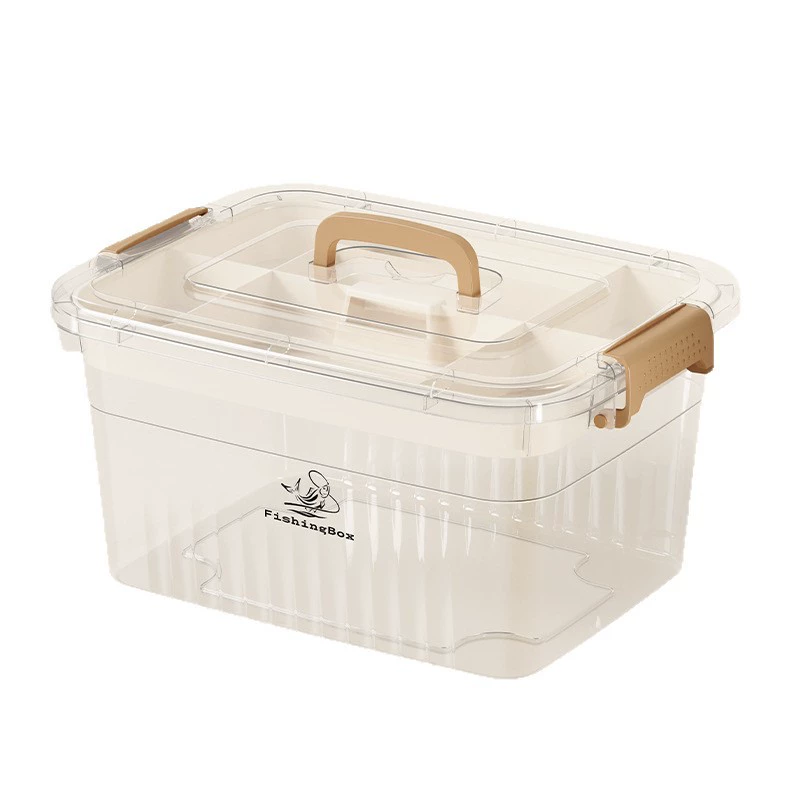 Travel capacious fishing line, handheld storage box