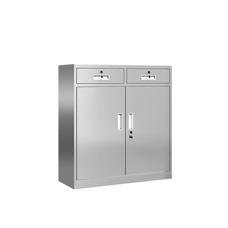 Gabinete bajo de acero inoxidable 304, información de herramientas para exteriores, archivador, armario de almacenamiento, cajón de piso con cerradura, armario de almacenamiento