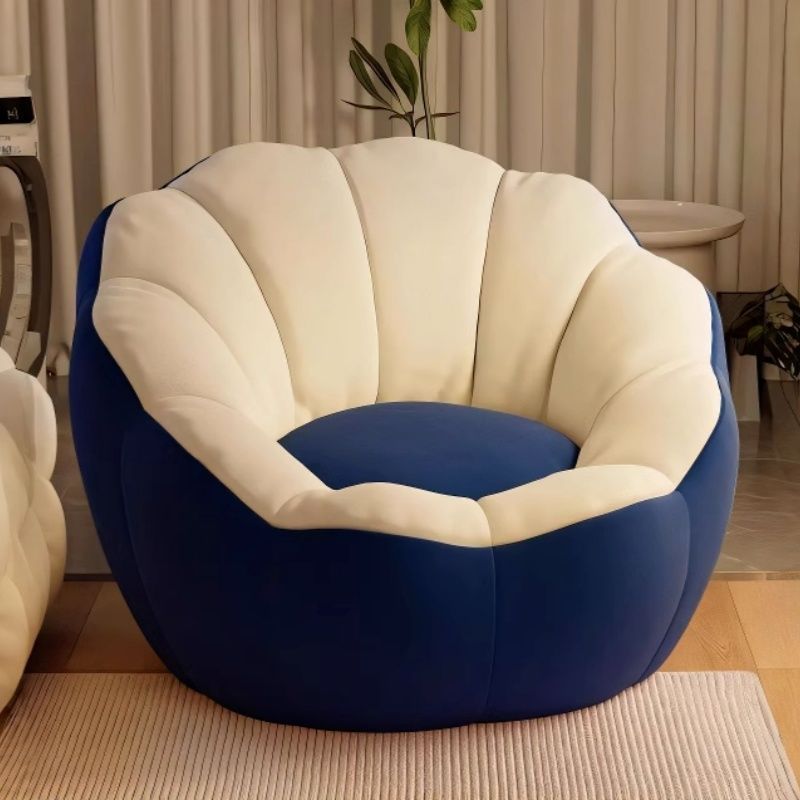 Cute pumpkin | dark blue and white [full filling, not collapsed after sitting for a long time]