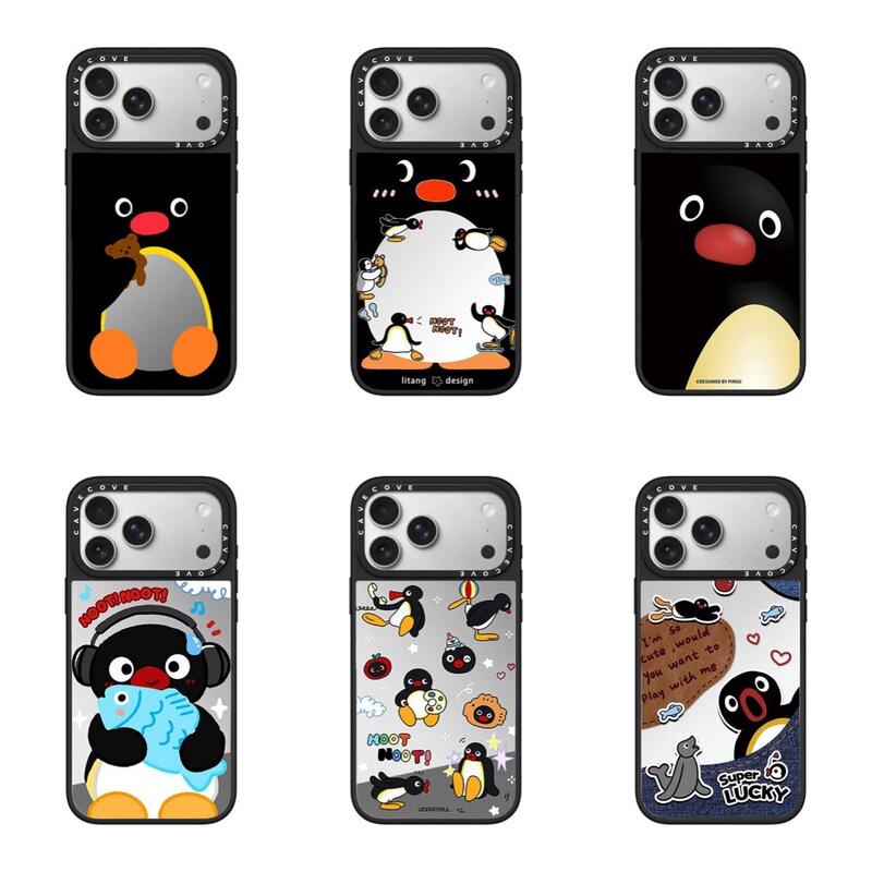 Cute Pingu Penguin Magsafe Magnetic Case Suitable for Apple 17Promax Mobile Phone Case Iphone16Promax Cute Pingu Penguin Magsafe Magnetic Case Suitable for Apple 17Promax Mobile Phone Case Iphone16Promax