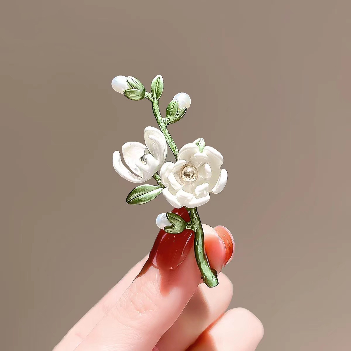 Elegant Flower Alloy Enamel Plating Unisex Brooches display picture 2