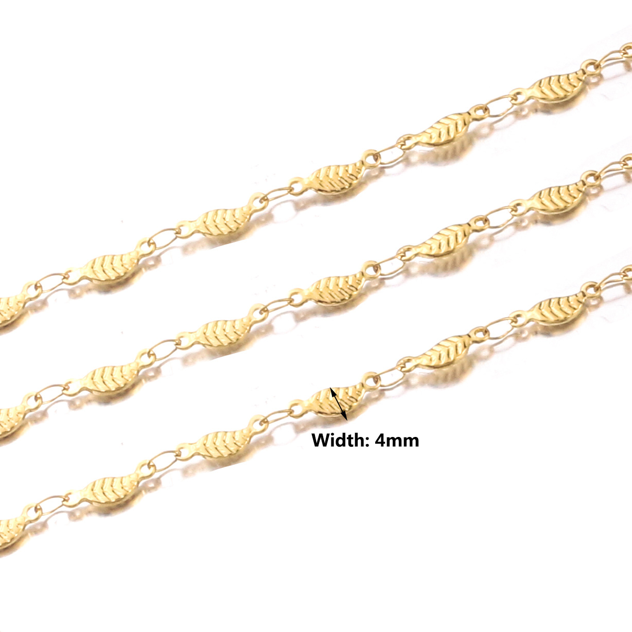 Cadena de vacío de acero inoxidable Golden Peach corazón cruz marco cadena estrella de cinco puntas cadena hecha a mano DIY collar accesorios de la joyería