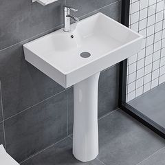 小型ユニットコラム家庭用一体型床置きセラミック洗面台バルコニーコラム洗面台浴室洗面台