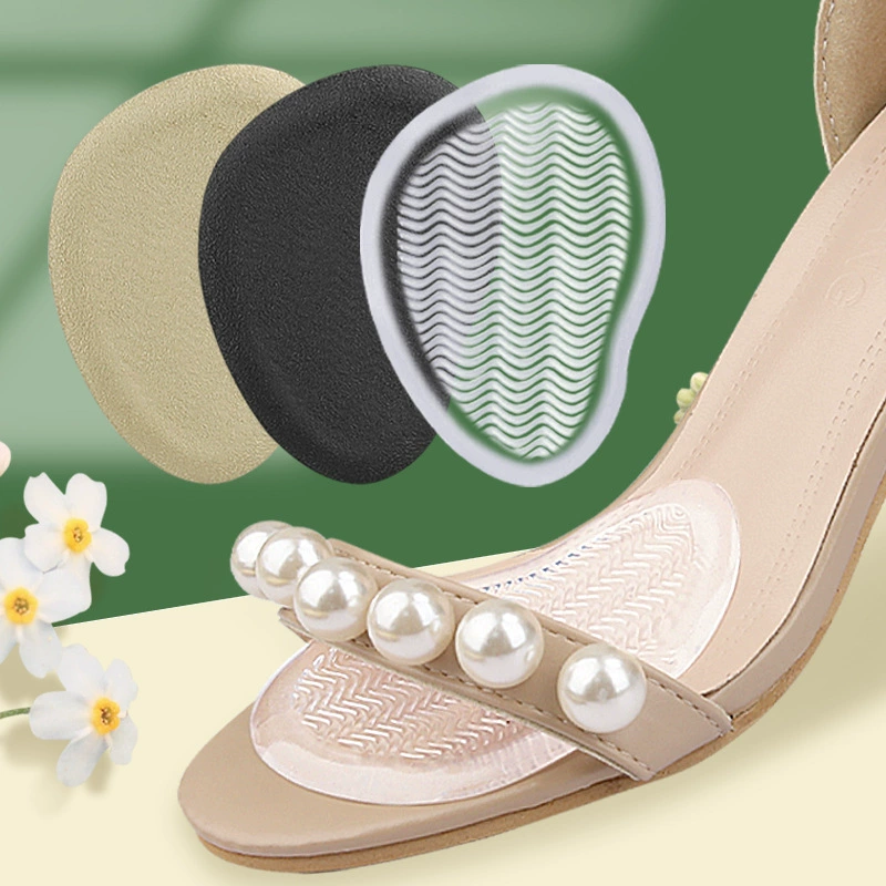 Спереди полускальзящая стелька для стелька для регулировки EL бархатная прозрачная липкая полукодовая прокладка с размером передней подкладки G