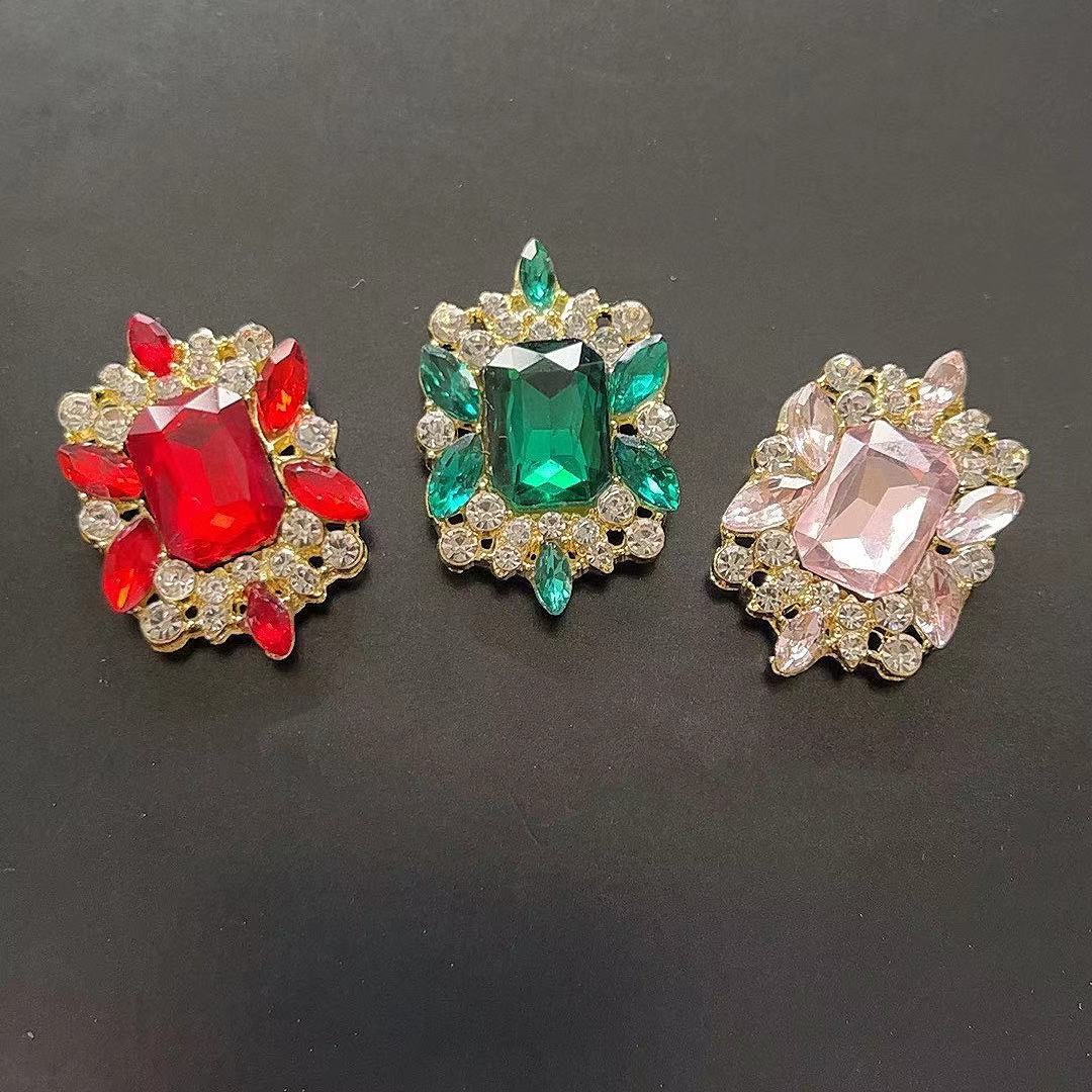 Accesorios de joyería de diamante cuadrado de alta calidad transfronteriza DIY material de perforación de alta calidad