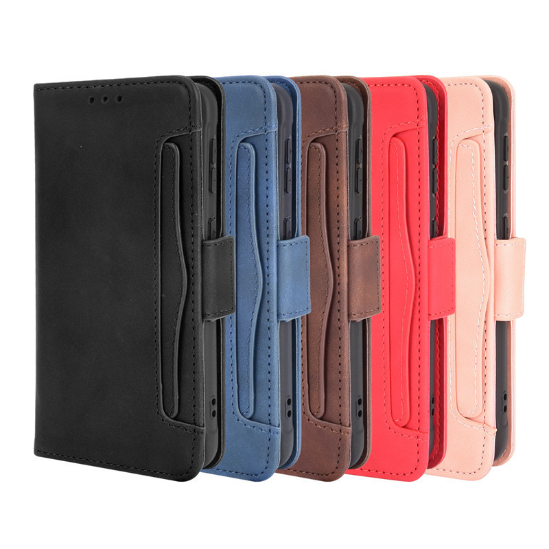 For Samsung Galaxy Xcover7 Pro Mobile Phone Leather Case Xcover 5 Multi Card Slot Flip Phone Case 6