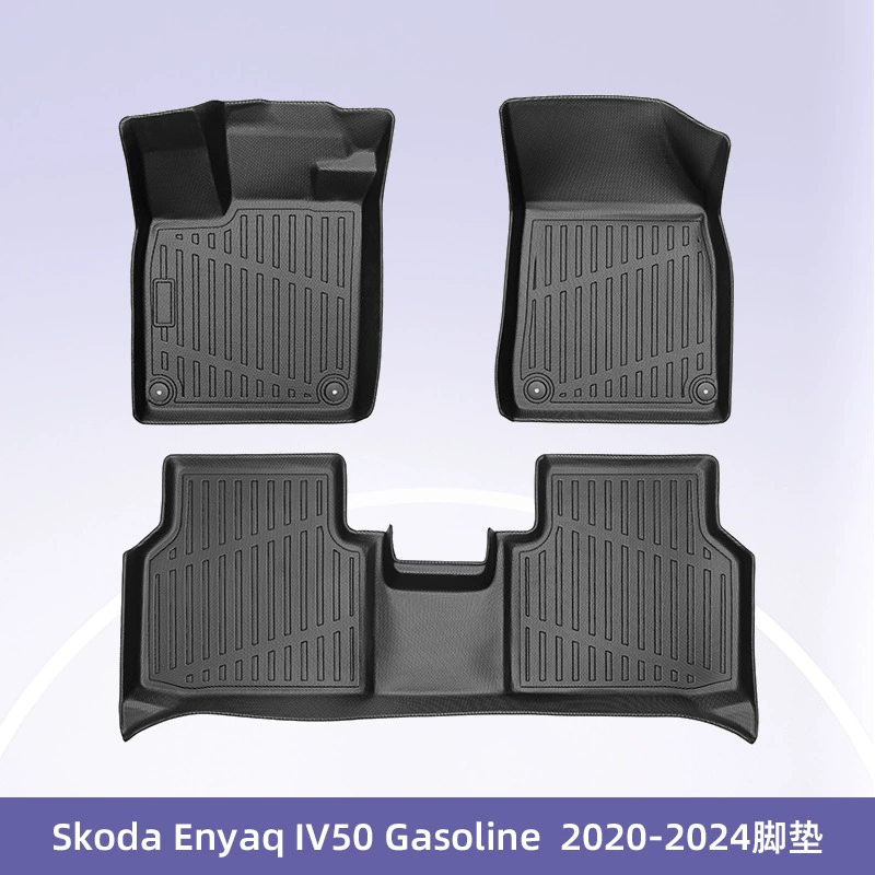 Европа для Skoda EnyaqIV50 20-24 Топливо 3D 24/7 Материал TPE Автомобильные ножные коврики