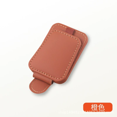 card holder storage clip — Car Glasses Clip/Bill Clip - orange