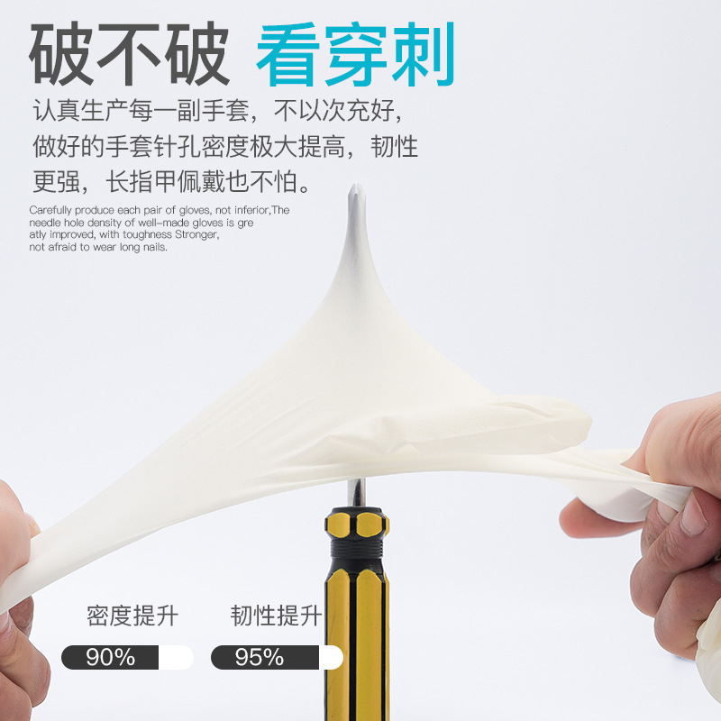 医療用使い捨てゴム無菌手袋ラテックス医師外科医療手術美容院検査医療防護|undefined