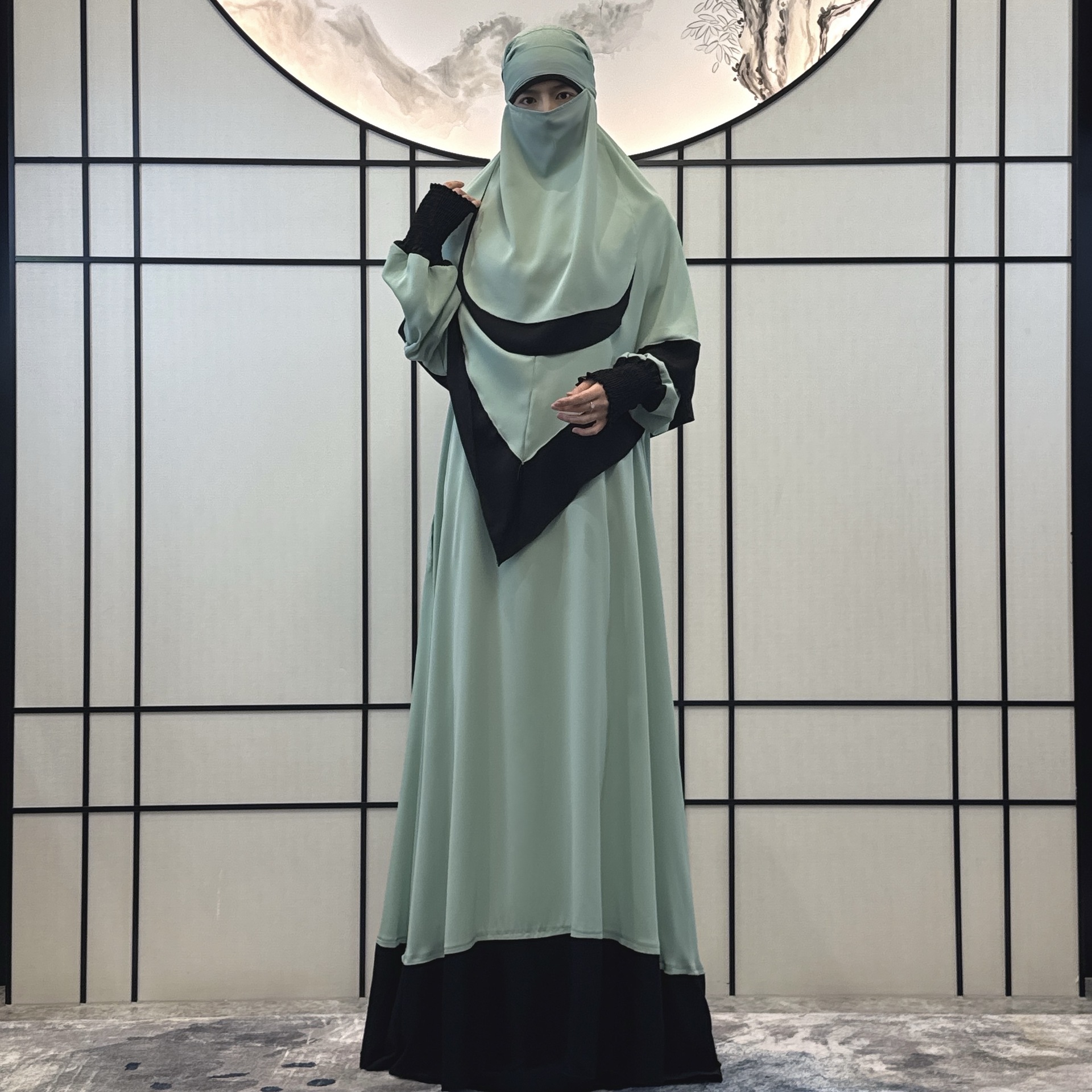 Women's Clothing new women's dress robe women's robe female Middle Eastern robe three piece dress_voghion.com