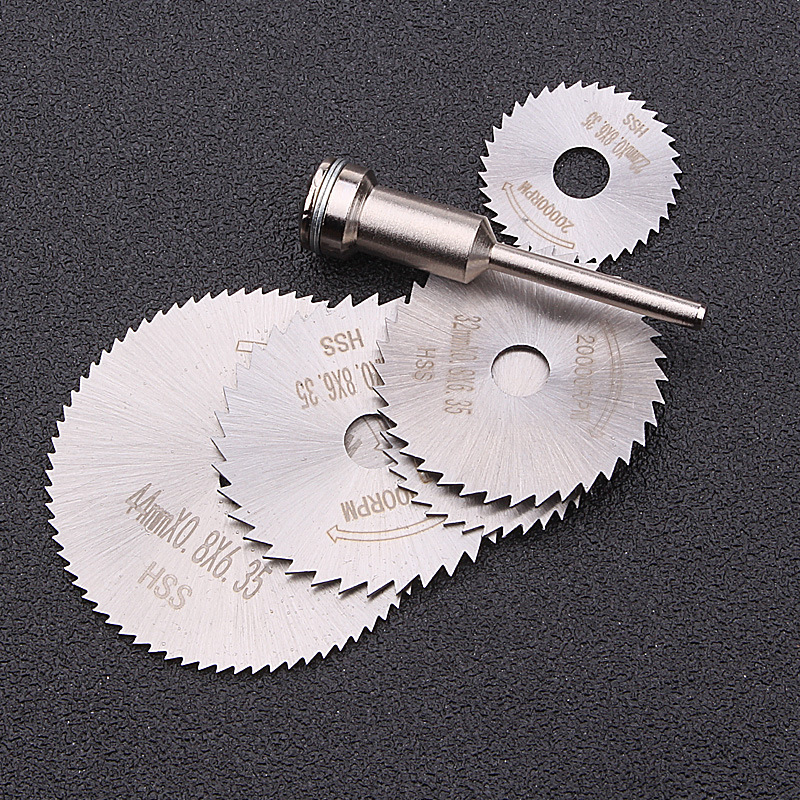 高速钢切割片迷你圆锯片微型木工塑料切割片套装金属电磨切片