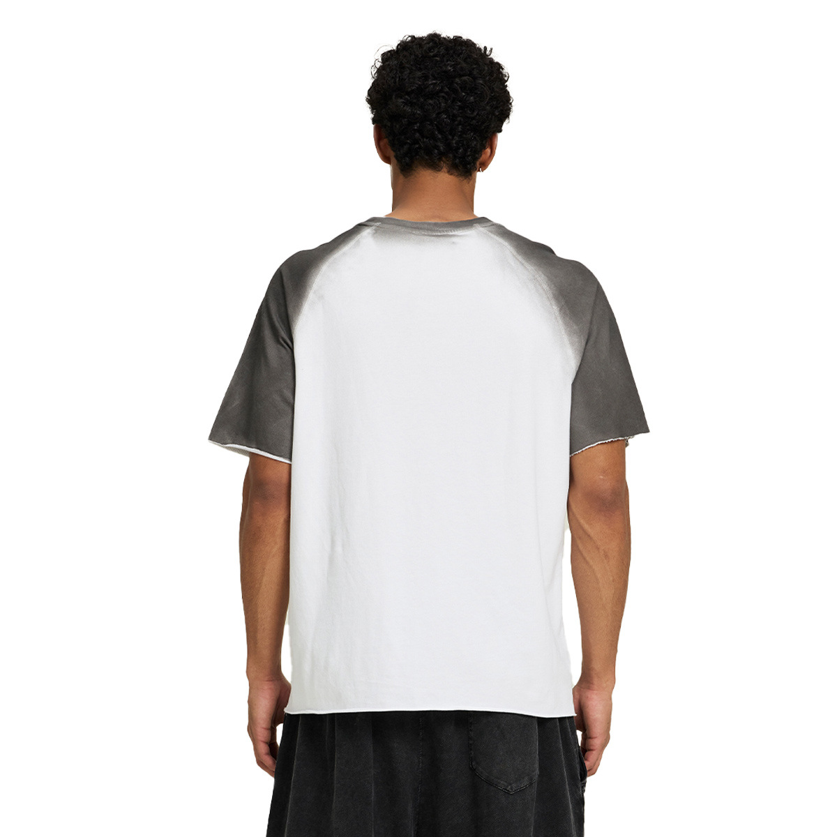 ETAI Hombre| Camiseta de cuello redondo de algodón pesado suelta, camiseta de manga corta de alta calidad de la marca de moda masculina