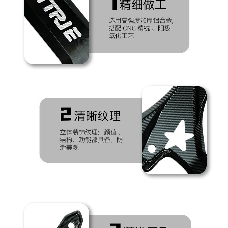 Suitable for Yamaha 25 Models Xmax300 Modified Integrated Front Windshield Aluminum Alloy Bracket Made of 6061 Material