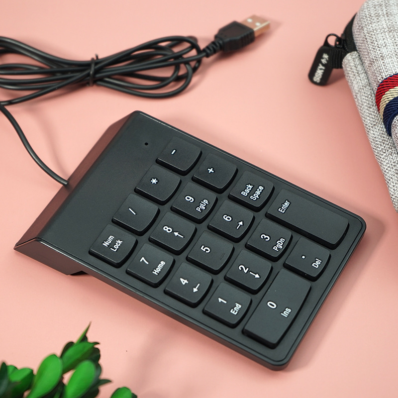 有線テンキー財務片手キーパッド携帯18キーパスワード数字片手キーパッド|undefined