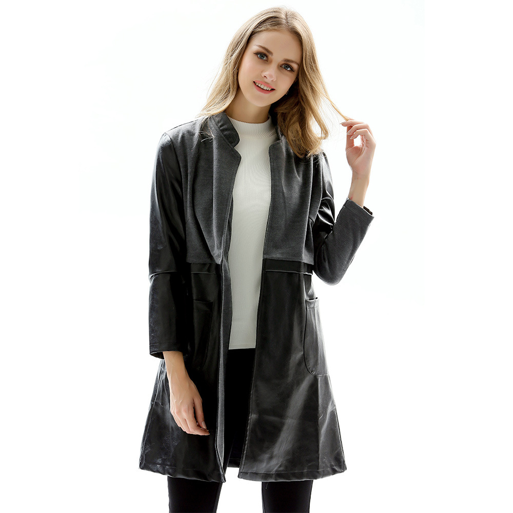 Veste cuir femme en faux cuir en PU - Ref 3447496 Image 6