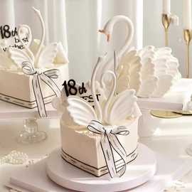 脖子模具硅胶蛋糕羽毛立体巧克力翻糖装饰脖颈情人节蛋糕装饰