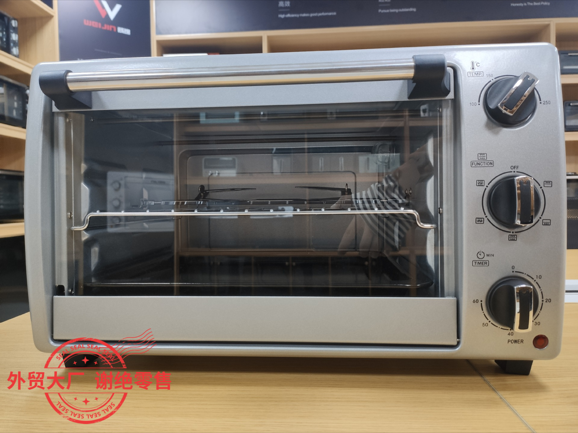 28L horno doméstico comercio exterior hogar gran capacidad multifuncional horno de convección visual fábrica a granel SKD