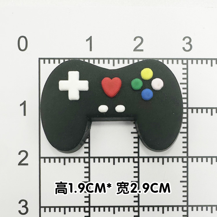 부드러운 접착제 검정색 손잡이 [1.9*2.9cm]