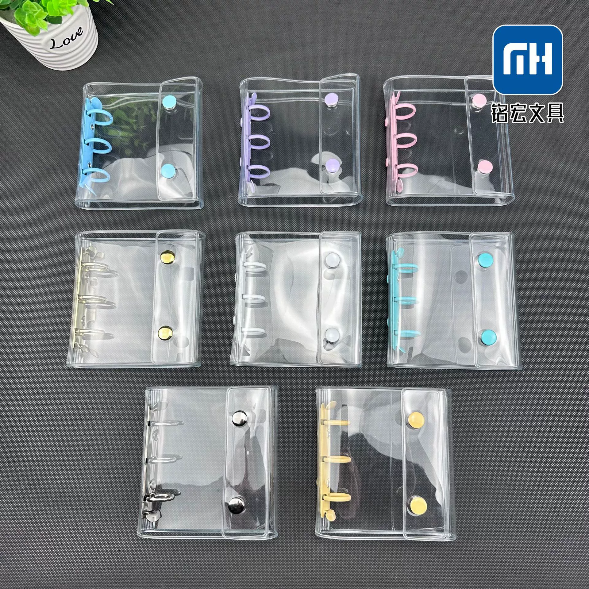 Мини двойная пряжка трехразовая книжная книга с 3 отверстиями