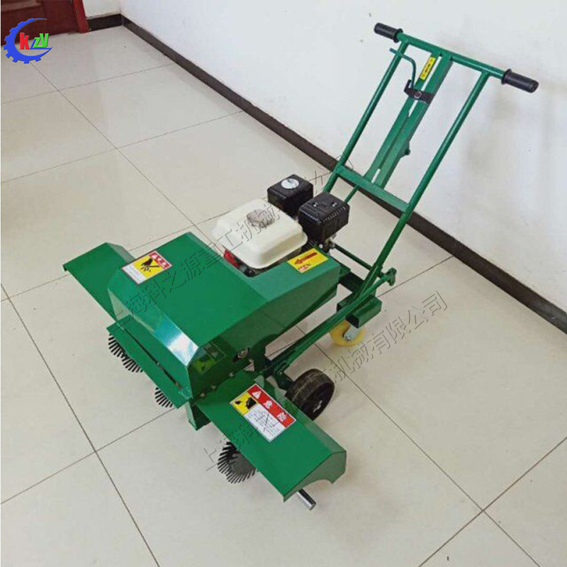 Small artificial lawn scribing machine 5.5 horsepower natural turf transplanting machine garden football field lawn tangent