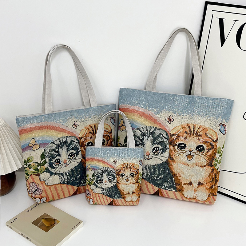 メーカー卸売り両面金糸刺繍布バッグ大容量マミーバッグ手提げショルダーバッグ民族風大容量バッグ|undefined
