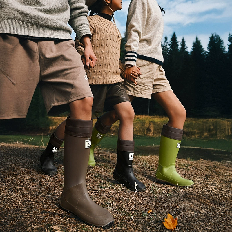 2025 новый портативный складной дождевой сапоги для похода на море рыбалка на открытом воздухе родитель-ребенок мужская и женская пара детские дождевые сапоги
