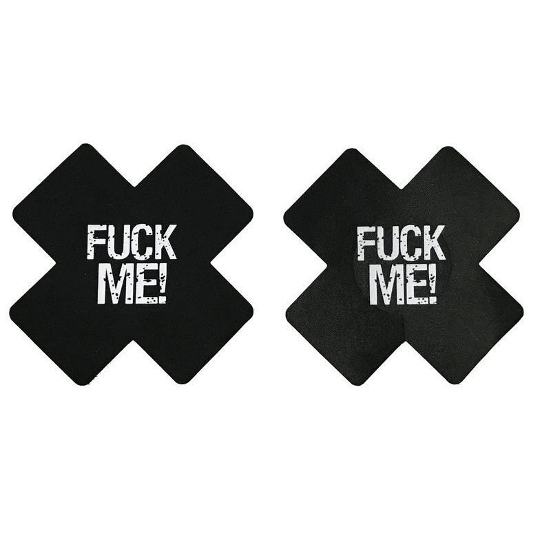 Pinxian Anti-Slip X-Shaped Printed FM Sexy Breast Tape Cross-Shaped Nipple Tape Disposable Breast Tape Wholesale