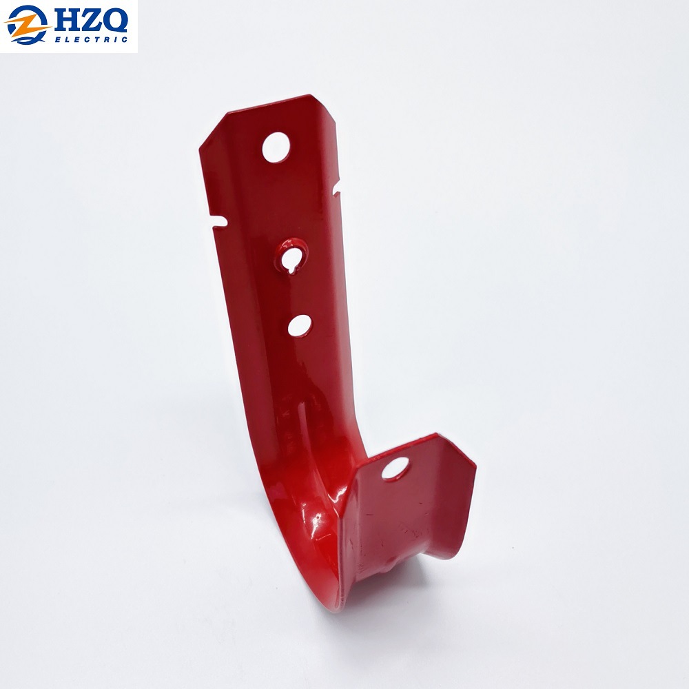 厂家直供红色款电缆支架J钩，开口直径1-5/16英寸J形钩，ZQJH21RD