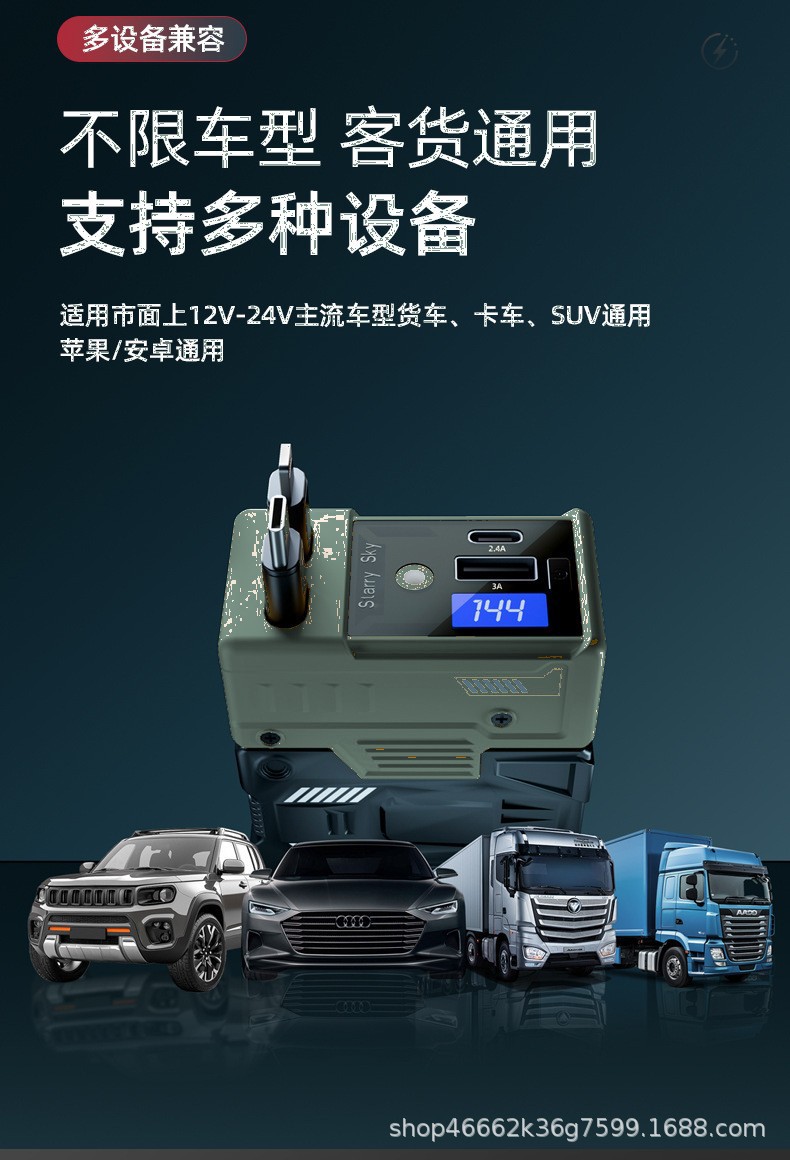 Cross-border bestseller: 66W super fast charging car charger with retractable cable and multi-function features